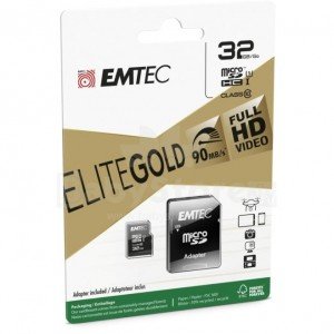EMTEC Elite Gold microSDHC 32GB U1 Class 10 έως 90MB/s με Adapter