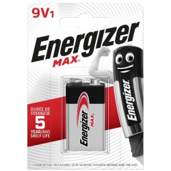 Energizer Max Αλκαλική 6LR61 9V 1BL