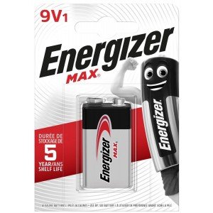 Energizer Max Alkaline Μπαταρία 9V 1BL