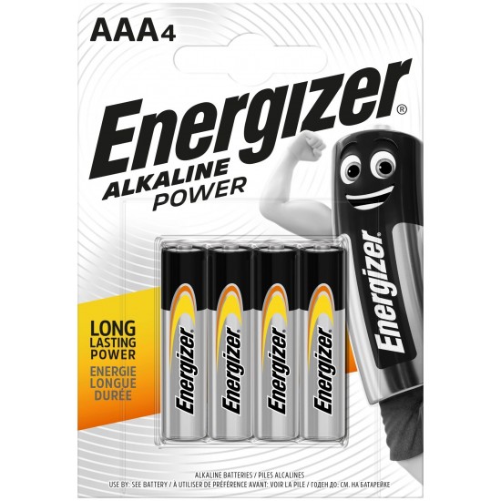 Energizer Power Αλκαλική LR03 AAA 4BL
