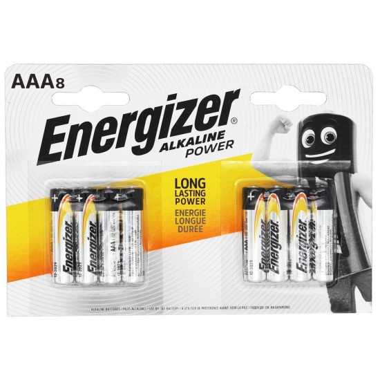 Energizer Power Αλκαλική LR03 AAA 8BL