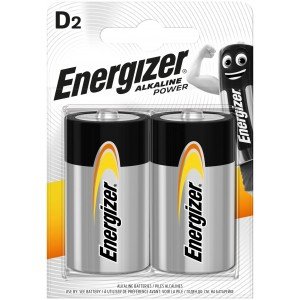 Energizer Power Αλκαλική LR20 D 2BL