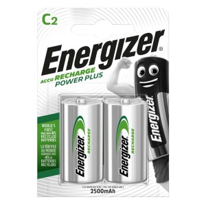 Energizer Power Plus Επαναφορτιζόμενη LR14 C 2500mAh 2BL Energizer Power Plus Επαναφορτιζόμενη LR14 C 2500mAh 2BL