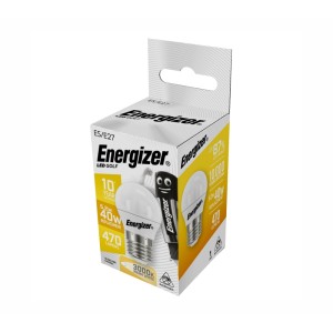 ENERGIZER S16577 ΛΑΜΠΑ ΛΕΥΚΗ ΣΥΣΚΕΥΑΣΙΑ LED GOLF E27 470LM ΘΕΡΜΟ 3000Κ
