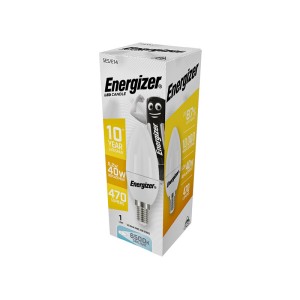 ENERGIZER S16593 ΛΑΜΠΑ ΛΕΥΚΗ ΣΥΣΚΕΥΑΣΙΑ LED ΚΕΡΙ (CANDLE) E14 5,2W 470LM ΛΕΥΚΟ DAYLIGHT