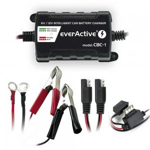 EverActive Charger, automatic car battery rectifier for 6V / 12V everActive CBC-1 v2 batteries