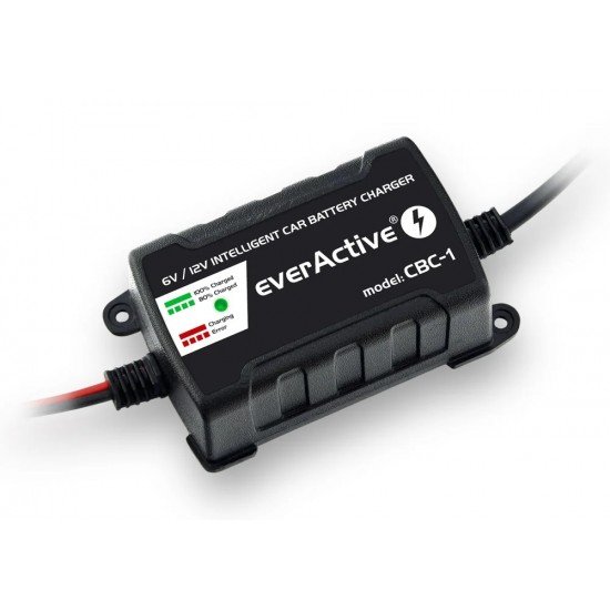EverActive Charger, automatic car battery rectifier for 6V / 12V everActive CBC-1 v2 batteries