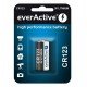 EverActive Μπαταρία Λιθίου CR123 3V Μιας Χρήσης (Long Life) 1τμχ