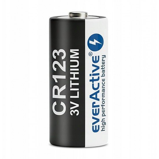 EverActive Μπαταρία Λιθίου CR123 3V Μιας Χρήσης (Long Life) 1τμχ