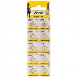 VINNIC G11/AG11/L721 MINI ALKALINE BATTERY BL10 