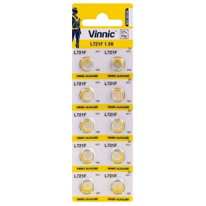 VINNIC G11/AG11/L721 MINI ALKALINE BATTERY BL10  VINNIC G11/AG11/L721 MINI ALKALINE BATTERY BL10
