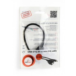 CABLEXPERT A-OTG-AFBM-002 USB OTG AF TO MINI-BM CABLE 0.15M