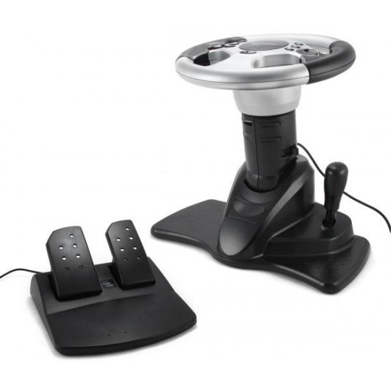 Gembird STR-SHOCKFORCE usb realistic steering wheel