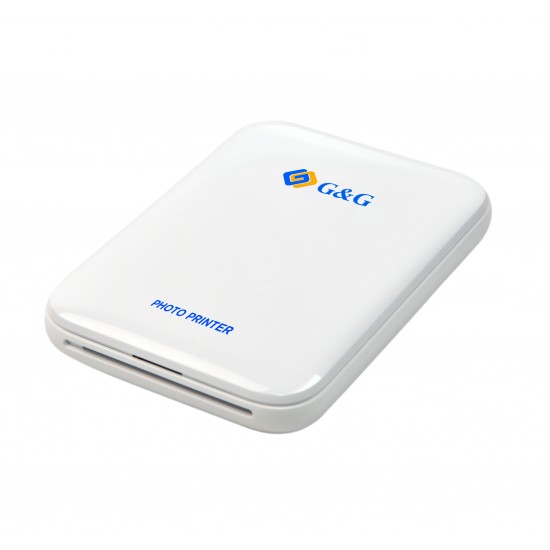 G&G PP023 pocket printer με zink® τεχνολογία για φωτογραφίες με Bluetooth