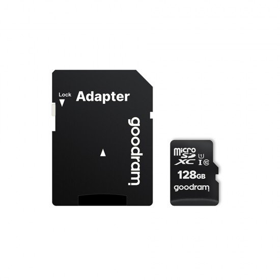 GoodRam 128GB microSDXC memory card class 10 UHS-I 30/15MB/s + adapter