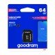 GoodRam 64GB microSDXC memory card class 10 UHS-I 30/15MB/s + adapter