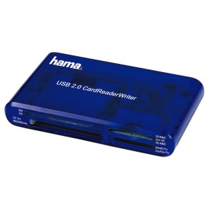 HAMA 55348 CARD READER/WRITER 35IN1 USB2.0 BLUE