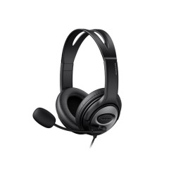 HAVIT wired headphones H206d on-ear with microphone black