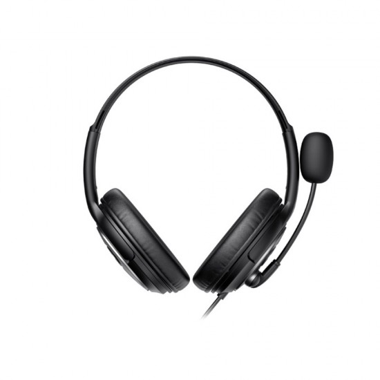 HAVIT wired headphones H206d on-ear with microphone black