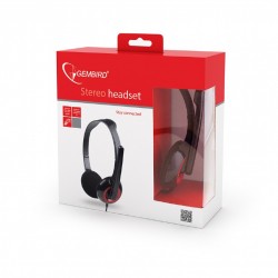 STEREO HEADSET WITH MIC & VOLUME CONTROL GEM-MHS-002