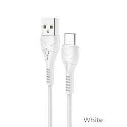 HOCO X37 CABLE COOL POWER CHARGING DATA CABLE  TYPE C  1M WHITE 