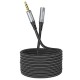 HOCO cable 3.5mm audio extension cable male to female 2m black (UPA20)