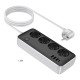 HOCO AC21 Power strip Sunlight 4 ports + 4 sockets EU