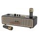 HOCO speaker bluetooth + 2 x wireless microphones BS63 black