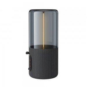 Hoco BS64 Rocker Φορητό Ηχείο Wireless V5.4 TWS 5W 1200mAh FM Micro SD USB AUX Γκρι