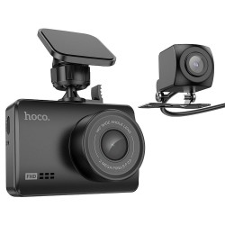 HOCO car camera + rearview camera with LCD Driving DV3 black