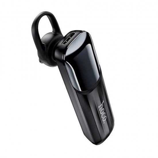Hoco E57 Business Wireless Headset Essential V.5.0 Μαύρο με Μεγάλο Πλήκτρο Ελέγχου και 10 Ώρες Ομιλίας