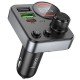 Hoco E86 Bluetooth FM TransmitterAlegria 48W με 2xUSB-A και 1xUSB-C BT 5.4 Υποστηρίζει και Αναπαραγωγή απο TF Card