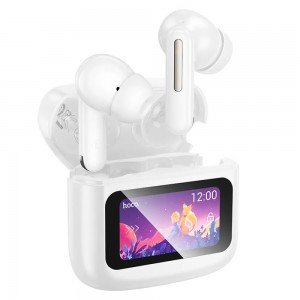 Hoco EQ14 Wireless Hands Free Cool Color V5.4 500mAh 7 Ώρες Ομιλίας Λευκά