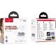 Hoco EQ24 In-ear Bluetooth Handsfree Ακουστικά με Θήκη Φόρτισης Λευκά