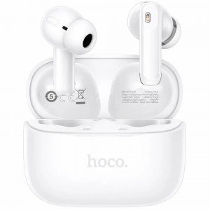 Hoco EQ30 Wireless Hands Free Eufonia TWS Hi-Fi v6.0 300mAh 7h Ομιλίας Λευκά
