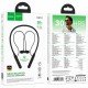 Hoco ES74 Bluetooth Hands Free Refinado Neckband Magnetic v5.4 280mAh 30Hrs Αναπαραγωγής Ειδοποίηση Κλήσεων με Δόνηση Μαύρα
