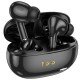 Hoco EW60 Plus Wireless Hands Free Norman TWS V5.3 300mAh με 4 Ώρες Λειτουργίας και Active Noise Cancellation Εναλλαγή Master/Slave Μαύρο