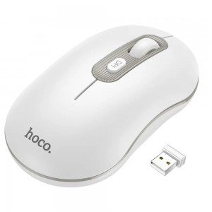 Hoco GM21 Ασύρματο Ποντίκι Platinum 1600dpi 2.4GHz Λευκό