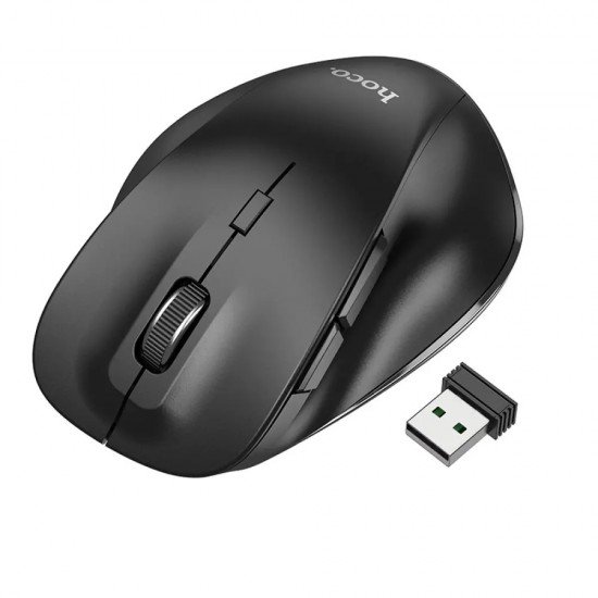 Hoco GM24 Ασύρματο Ποντίκι Mystic 1600dpi 2.4GHz 6 Πλήκτρων Μαύρο