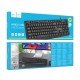 Hoco GM60 Ενσύρματο Πληκτρολόγιο Cool 104 Πλήκτρα Splash Proof με USB-A Καλώδιο 1.45m Μαύρο