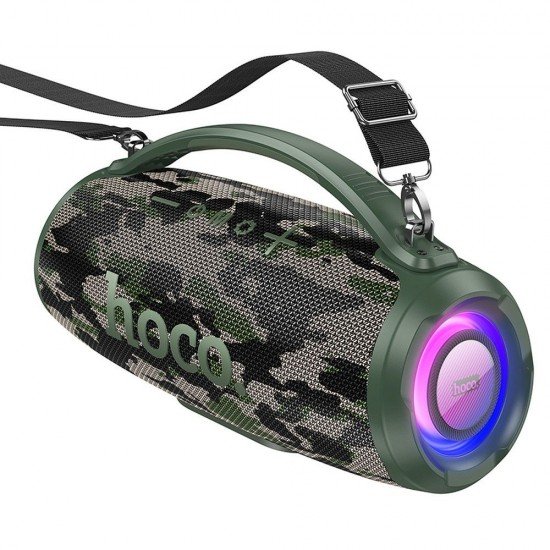 HOCO wireless speaker bluetooth HA4 camouflage green  2×20W
