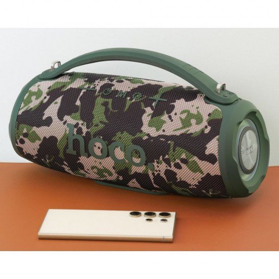 HOCO wireless speaker bluetooth HA4 camouflage green  2×20W
