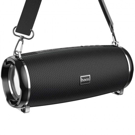 Hoco HC2 Φορητό Ηχείο Wireless Xpress TWS Μαύρο V5.0 2x5W 2400mAh IPX5 Ενσωματωμένο Μικρόφωνο FM USB AUX θύρα Micro SD και LED Φωτισμό