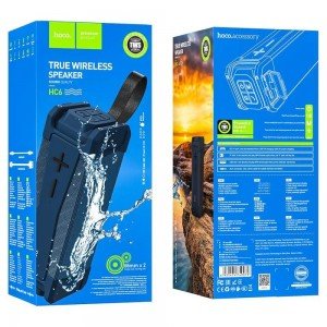 Hoco HC6 Magic Sports Ηχείο Bluetooth 10W με Ραδιόφωνο και Διάρκεια Μπαταρίας έως 6 ώρες Μπλέ