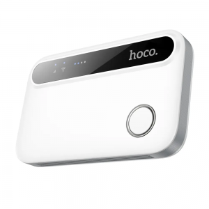 Hoco HI41 4G Wifi6 150Mbps 2.4GHz Φορητό Wifi Router Λευκό
