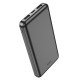 HOCO power bank 10000mAh 2.1A J100 black