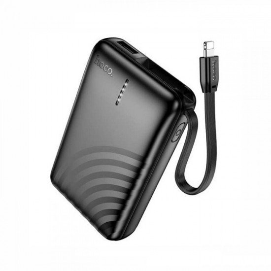 Hoco J134 Lightning Power Bank 5000mAh με Θύρα USB-A Μαύρο