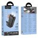 Hoco J151 Power Bank Spirit 10000mAh με 4 Καλώδια Φόρτισης, Φακό και LED Ένδειξη Μαύρο