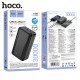 Hoco J165B Power Bank 30000mAh με 2 Θύρες USB-A και 2 Θύρες USB-C Μαύρο