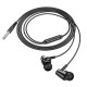 HOCO headset/earphones 3.5mm jack with M112 microphone, black